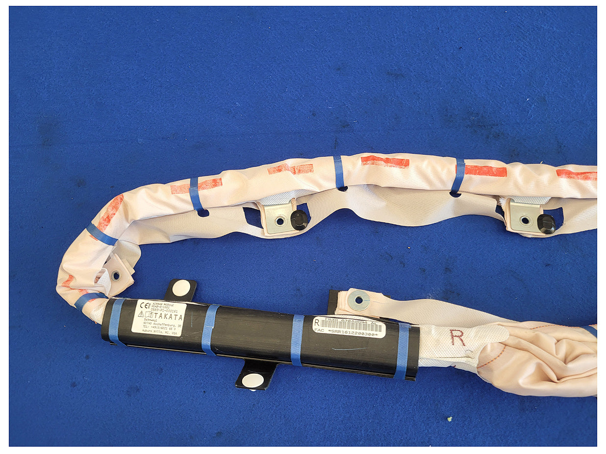 2015-2017 Ford Mustang GT S550 Coupe Passenger Upper Roof Curtain Air Bag 2566 - The Parts Farm