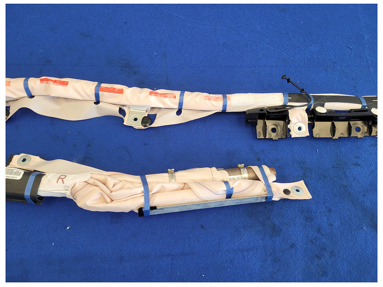 2015-2017 Ford Mustang GT S550 Coupe Passenger Upper Roof Curtain Air Bag 2566 - The Parts Farm