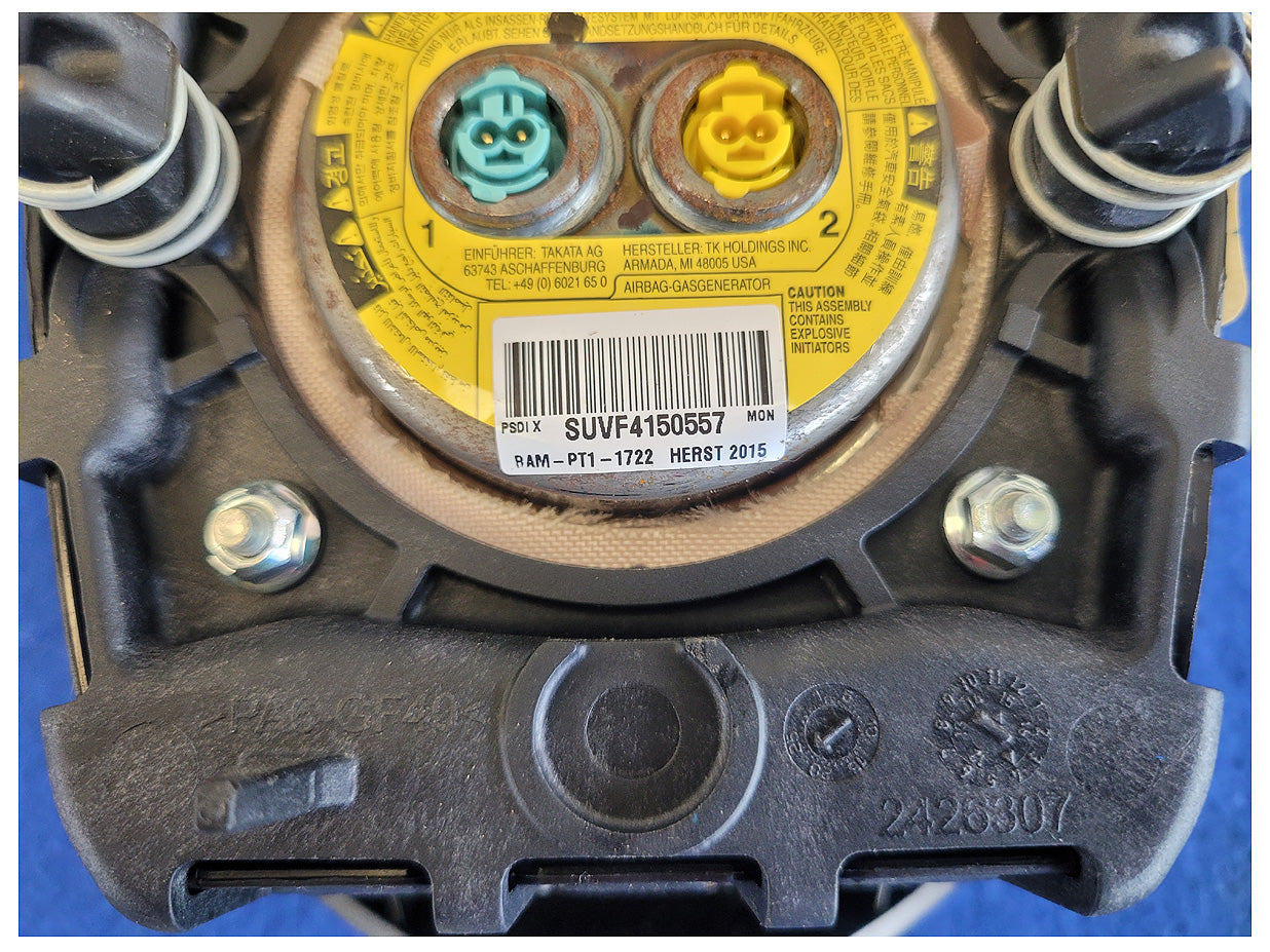 2015 Chevrolet Camaro SS Coupe Air Bag Driver Steering Wheel Dash Left 2554 - The Parts Farm