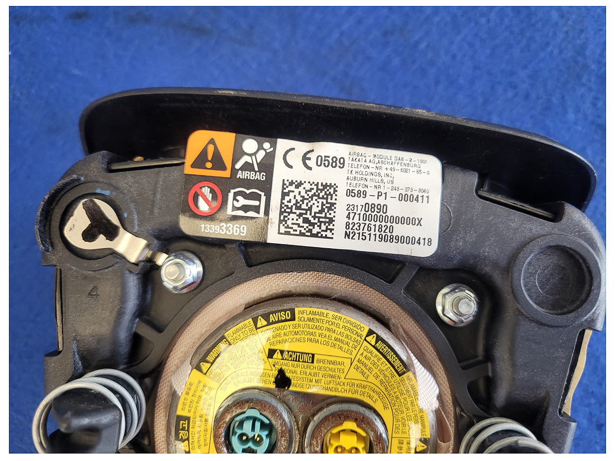 2015 Chevrolet Camaro SS Coupe Air Bag Driver Steering Wheel Dash Left 2554 - The Parts Farm