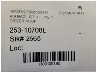 2018-2023 Ford Mustang GT S550 Coupe Driver Upper Roof Curtain Air Bag 2565 - The Parts Farm