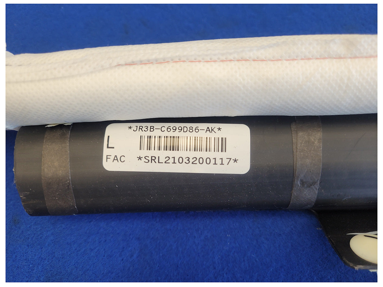 2018-2023 Ford Mustang GT S550 Coupe Driver Upper Roof Curtain Air Bag 2565 - The Parts Farm