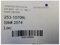 2019 Ford Mustang GT S550 Coupe Driver Lower Knee Air Bag Steering Column 2574 - The Parts Farm