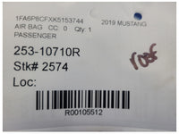 2018-2023 Ford Mustang GT S550 Coupe Passenger Upper Roof Curtain Air Bag 2574 - The Parts Farm