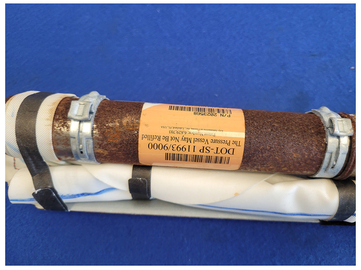 2018-2023 Ford Mustang GT S550 Coupe Driver Upper Roof Curtain Air Bag 2571 - The Parts Farm