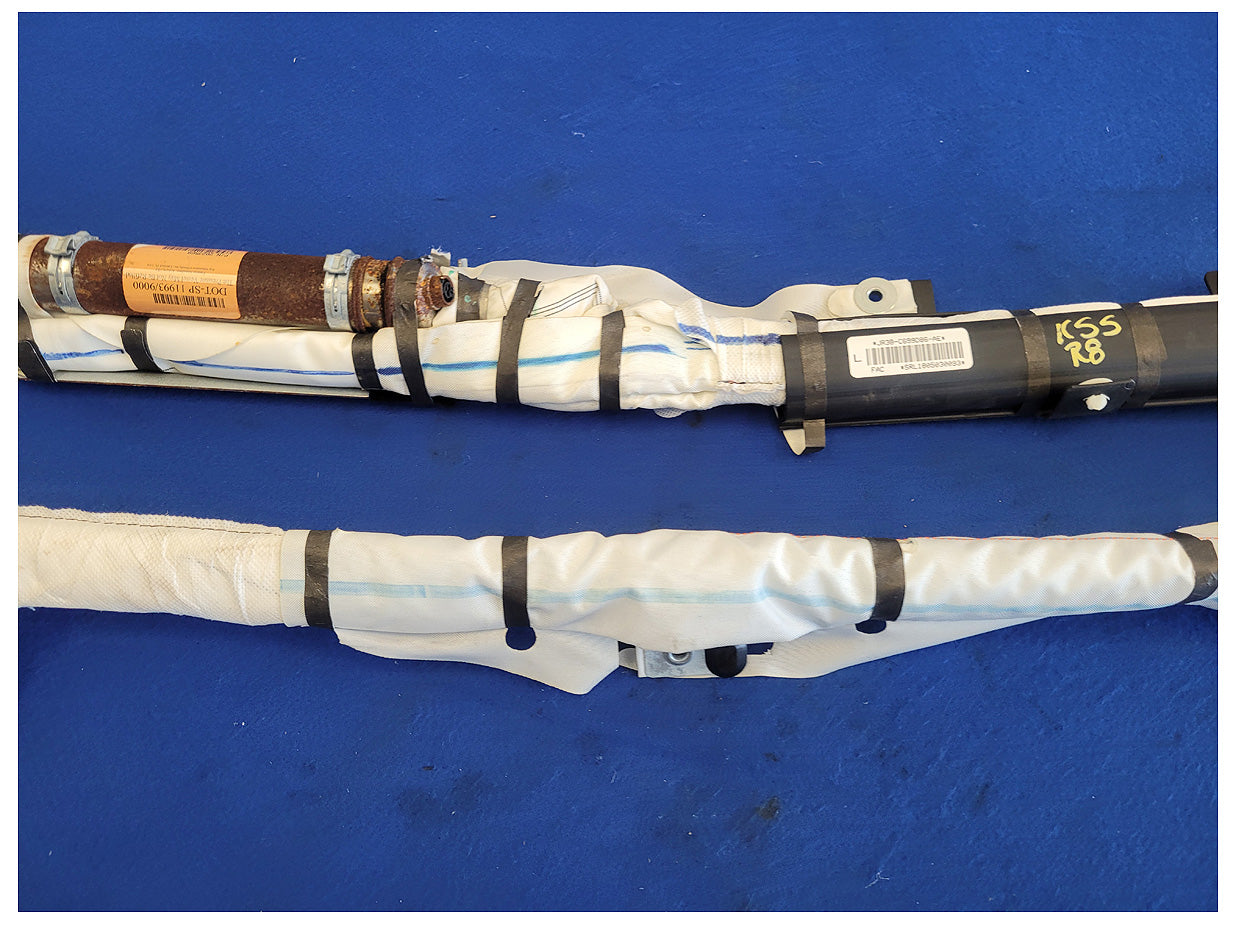 2018-2023 Ford Mustang GT S550 Coupe Driver Upper Roof Curtain Air Bag 2571 - The Parts Farm