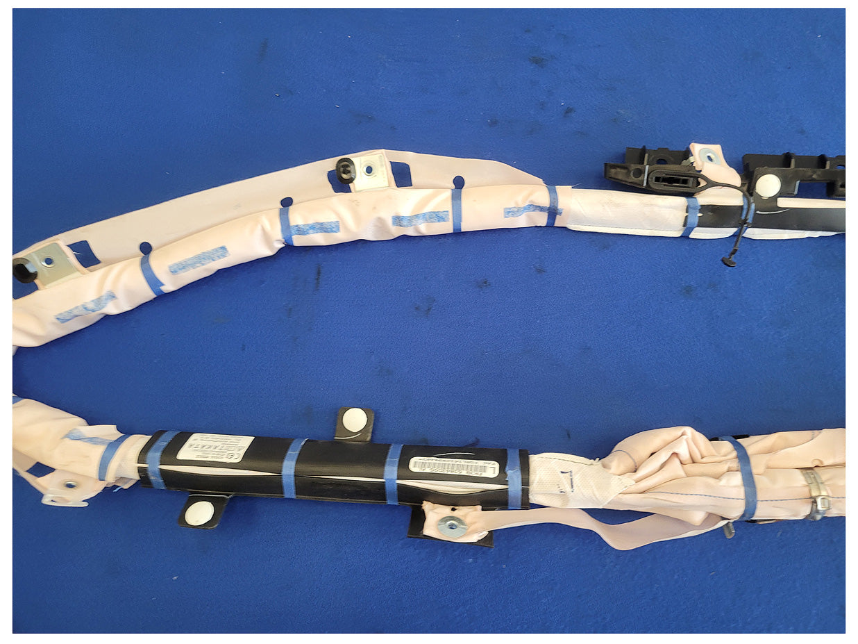 2017 Ford Mustang GT S550 Coupe Driver Upper Roof Curtain Air Bag 2564 - The Parts Farm