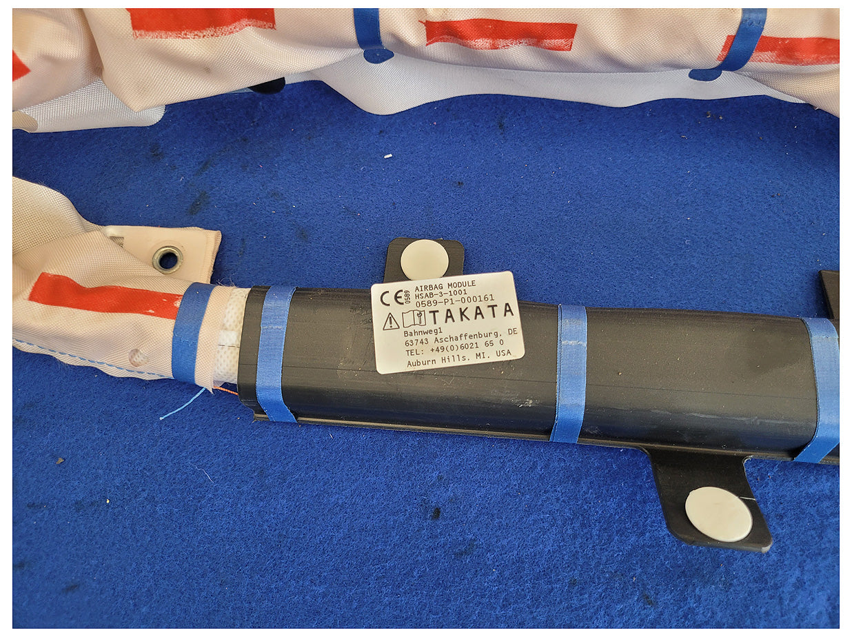 2015-2017 Ford Mustang GT S550 Coupe Passenger Upper Roof Curtain Air Bag 2594 - The Parts Farm