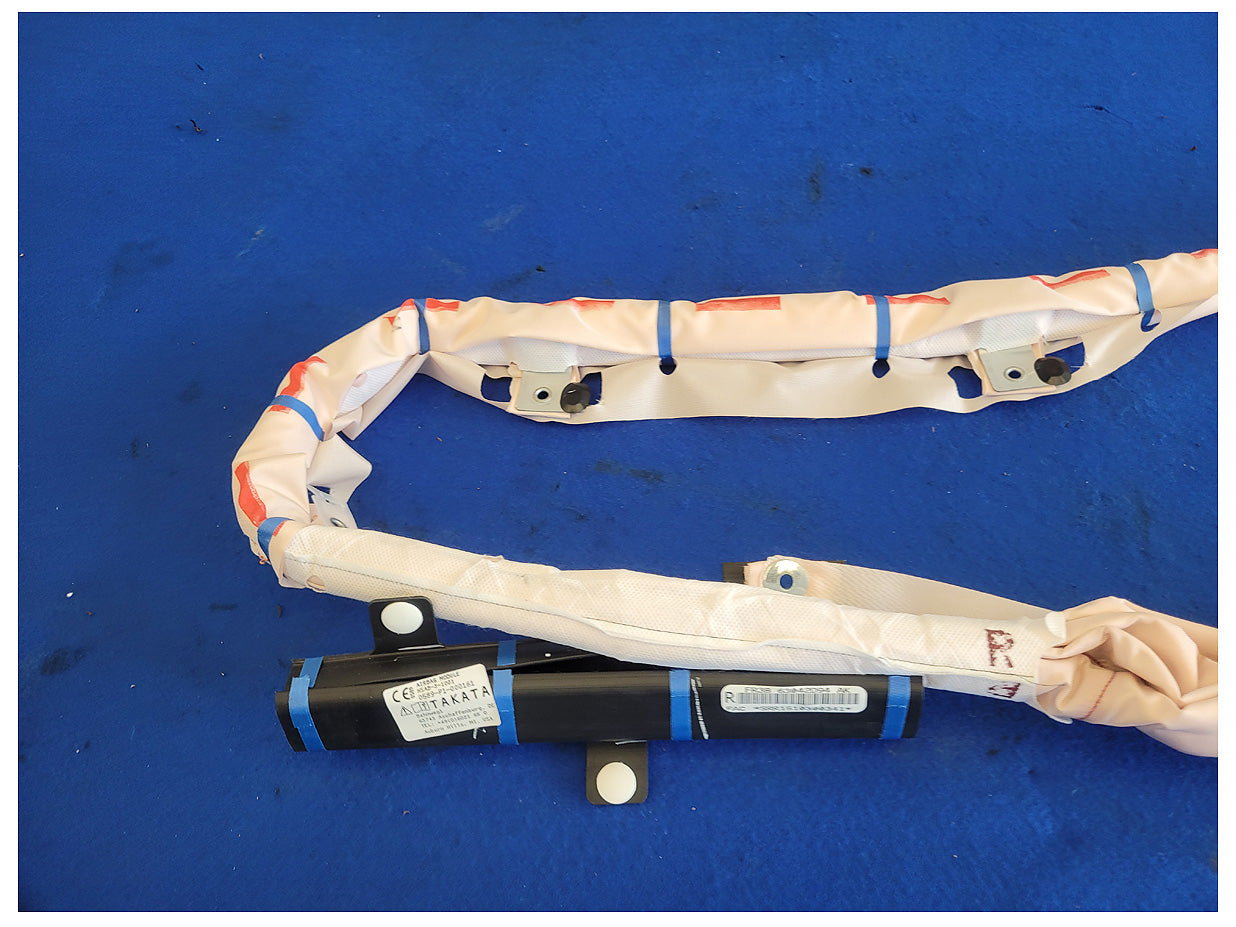 2015-2017 Ford Mustang GT S550 Coupe Passenger Upper Roof Curtain Air Bag 2596 - The Parts Farm