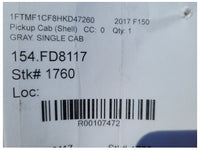 Stock 1760. 2017 Ford F150 Pickup Truck Parts Only Title Damage - The Parts Farm