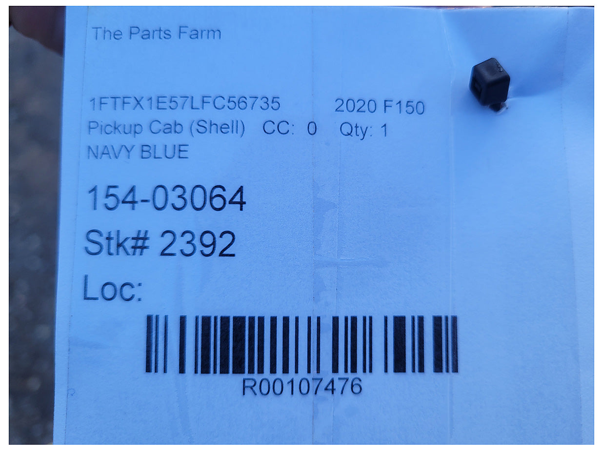 Stock 2392. 2020 Ford F150 Pickup Truck Salvage Title Damage - The Parts Farm