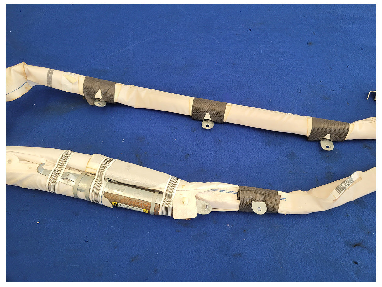 2015-2017 Ford F150 Pickup Truck Crew Cab Driver Upper Roof Curtain Air Bag 2615 - The Parts Farm