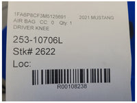 2018-2023 Ford Mustang GT S550 Driver Air Bag Lower Knee Dash Steering 2622 - The Parts Farm