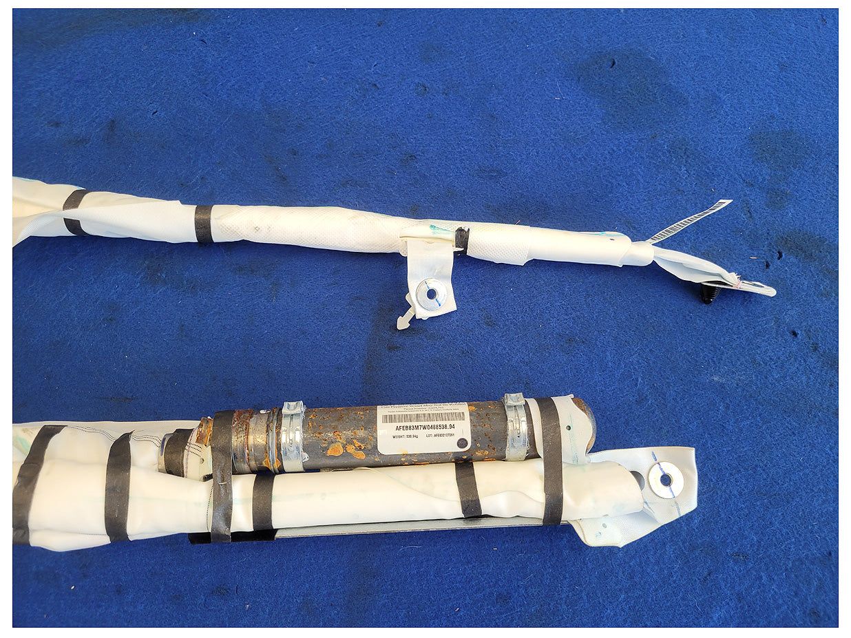 2018-2023 Ford Mustang GT S550 Passenger RH Roof Curtain Air Bag Upper Top 2622 - The Parts Farm