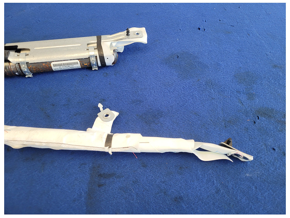 2018-2023 Ford Mustang GT S550 Passenger RH Roof Curtain Air Bag Upper Top 2622 - The Parts Farm