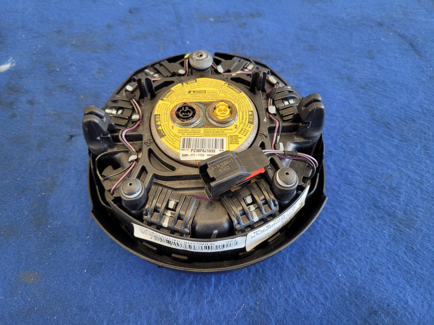 2015-2017 Ford Mustang GT S550 Driver Air Bag Steering Wheel Left LH Dash Front 2618 - The Parts Farm