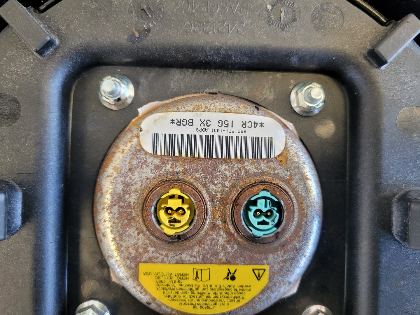 2011 Chevrolet Camaro SS Coupe Driver Air Bag Steering Wheel Dash Front 2626 - The Parts Farm