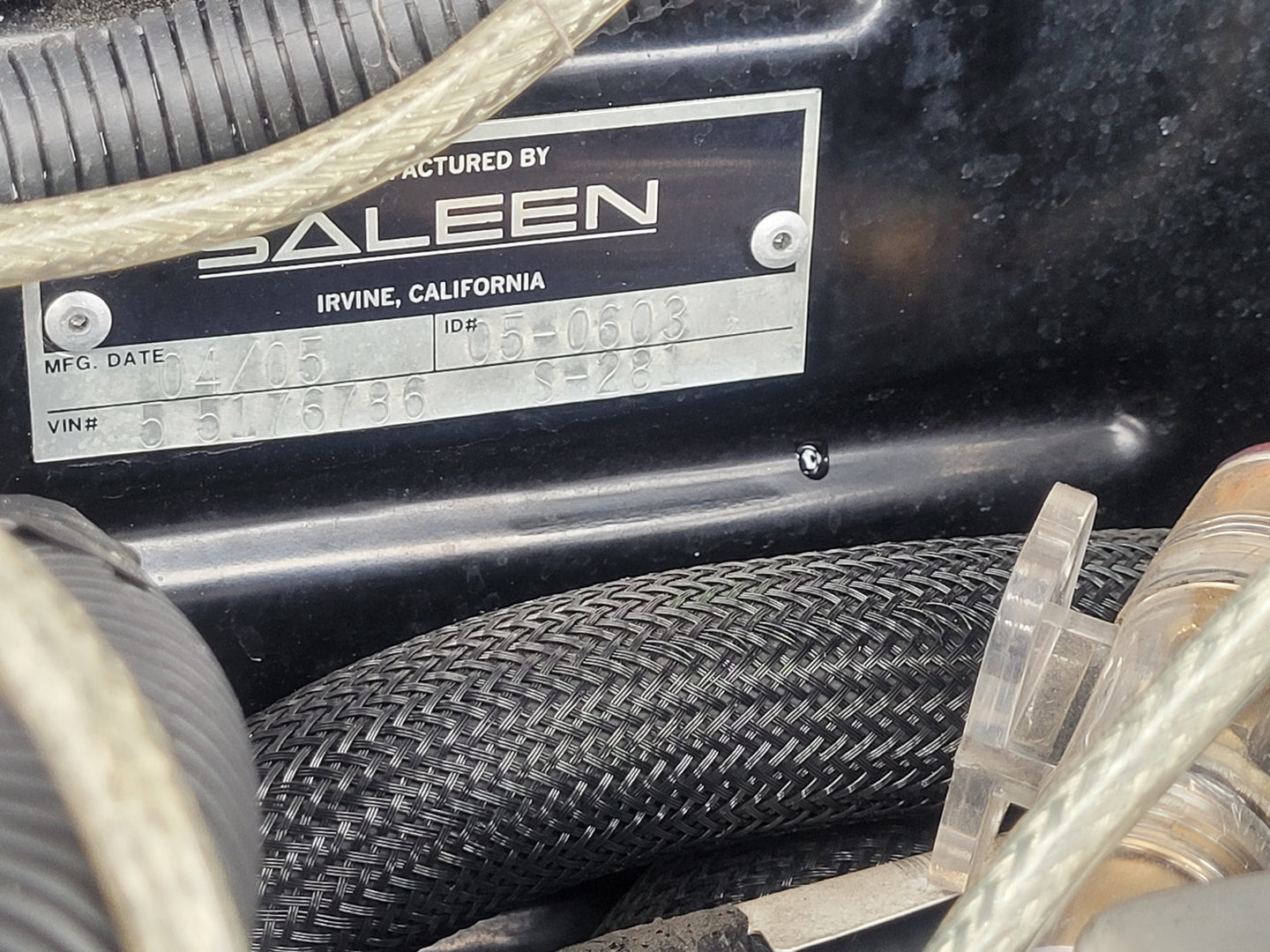 Stock 2649. 2005 Ford Mustang GT Saleen Coupe 4.6L V8 3650 Manny Tranny - The Parts Farm