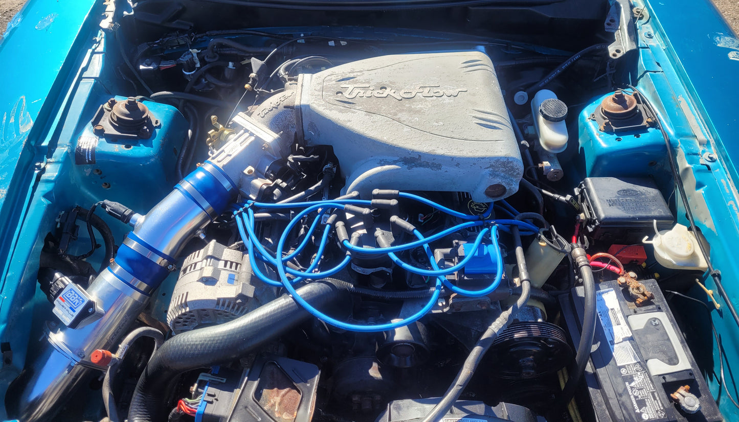 Stock 2646. 1994 Ford Mustang GT Coupe 5.0L V8 Engine T5 Manny Tranny Trick Flow 154k Miles - The Parts Farm