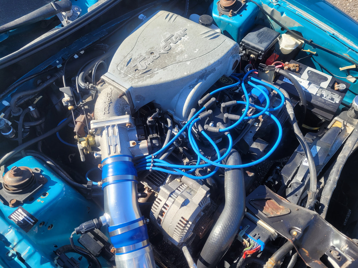 Stock 2646. 1994 Ford Mustang GT Coupe 5.0L V8 Engine T5 Manny Tranny Trick Flow 154k Miles - The Parts Farm