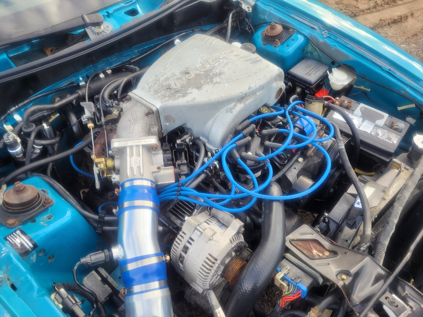 Stock 2646. 1994 Ford Mustang GT Coupe 5.0L V8 Engine T5 Manny Tranny Trick Flow 154k Miles - The Parts Farm