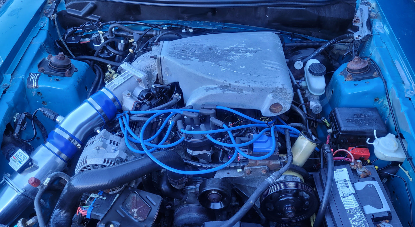 Stock 2646. 1994 Ford Mustang GT Coupe 5.0L V8 Engine T5 Manny Tranny Trick Flow 154k Miles - The Parts Farm