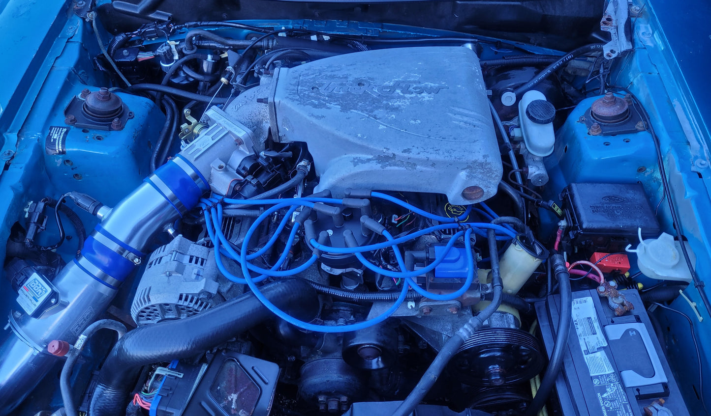 Stock 2646. 1994 Ford Mustang GT Coupe 5.0L V8 Engine T5 Manny Tranny Trick Flow 154k Miles - The Parts Farm