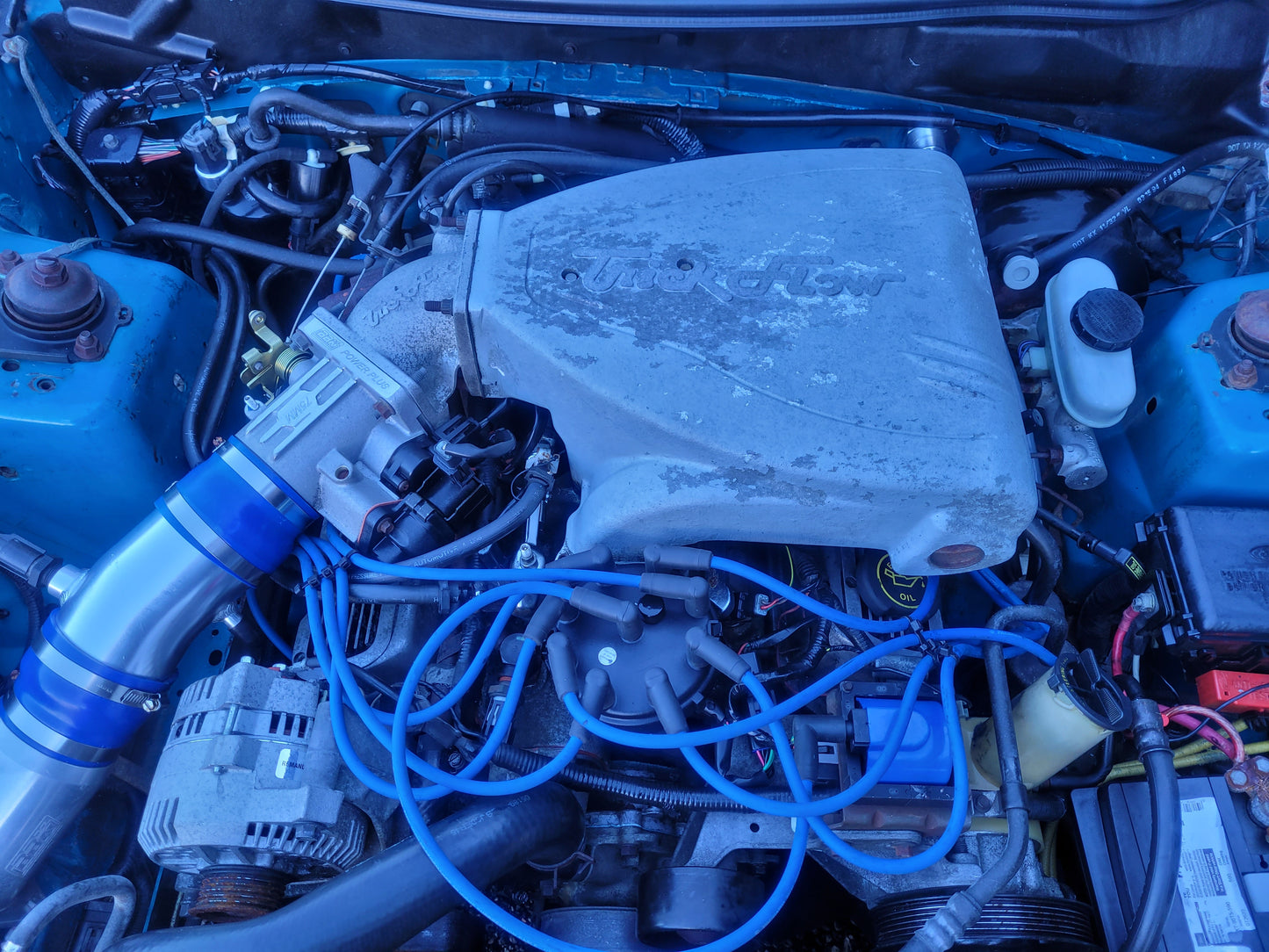 Stock 2646. 1994 Ford Mustang GT Coupe 5.0L V8 Engine T5 Manny Tranny Trick Flow 154k Miles - The Parts Farm