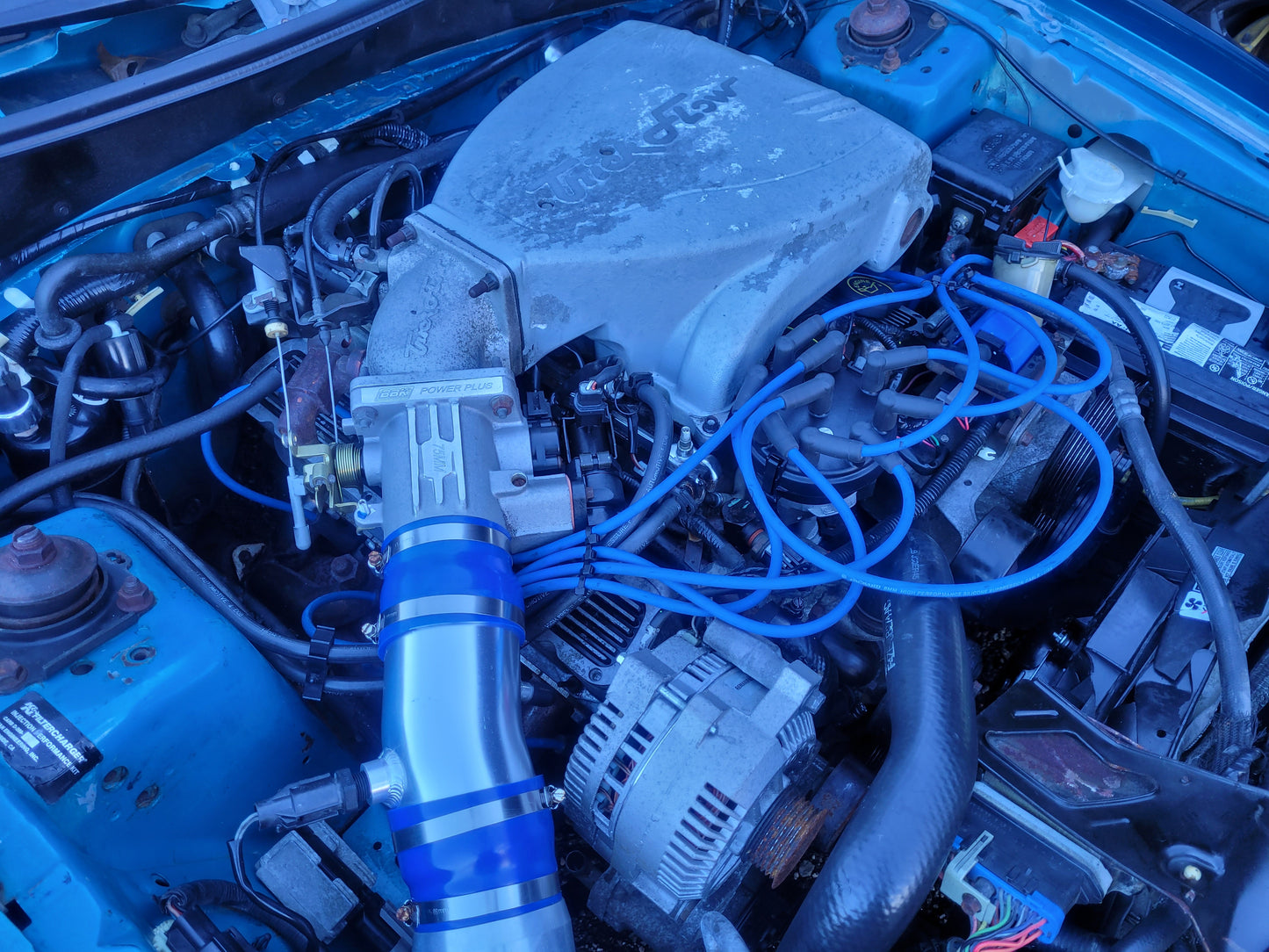 Stock 2646. 1994 Ford Mustang GT Coupe 5.0L V8 Engine T5 Manny Tranny Trick Flow 154k Miles - The Parts Farm