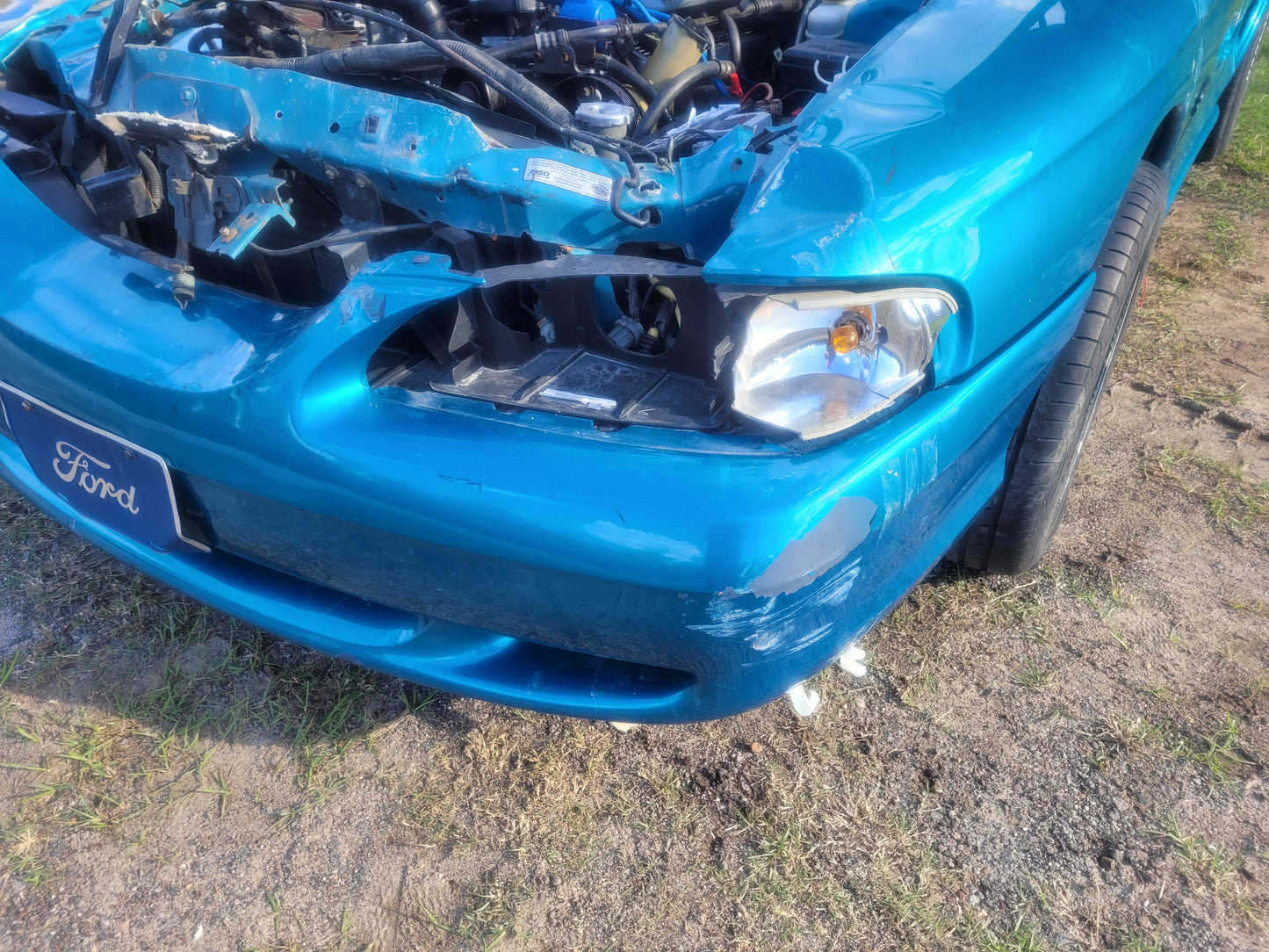 Stock 2646. 1994 Ford Mustang GT Coupe 5.0L V8 Engine T5 Manny Tranny Trick Flow 154k Miles - The Parts Farm