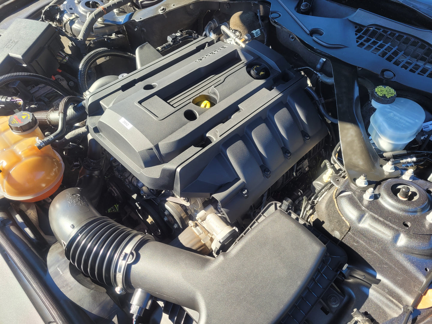 Stock 2652. 2017 Ford Mustang EcoBoost Coupe Clear Title 2.3L Turbo MT82 Manny Tranny 57k Miles - The Parts Farm