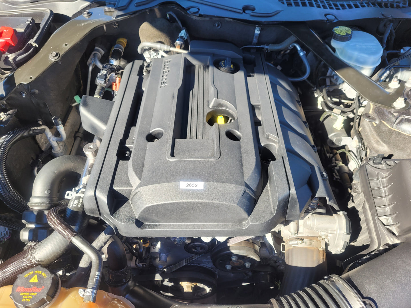 Stock 2652. 2017 Ford Mustang EcoBoost Coupe Clear Title 2.3L Turbo MT82 Manny Tranny 57k Miles - The Parts Farm