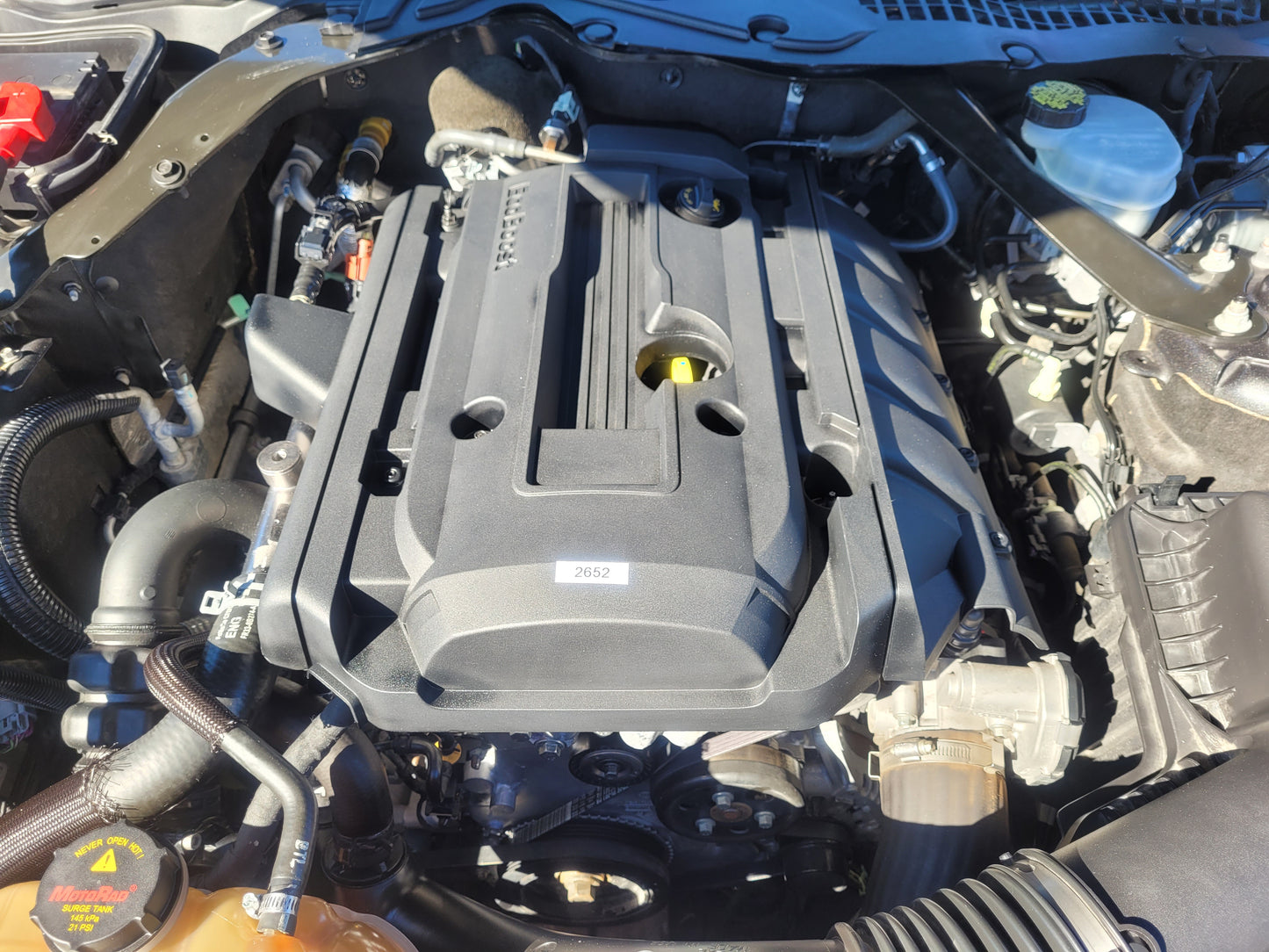 Stock 2652. 2017 Ford Mustang EcoBoost Coupe Clear Title 2.3L Turbo MT82 Manny Tranny 57k Miles - The Parts Farm