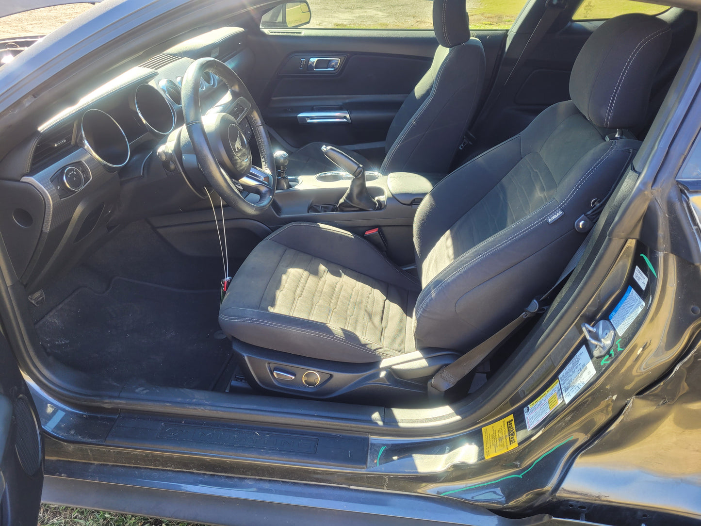 Stock 2652. 2017 Ford Mustang EcoBoost Coupe Clear Title 2.3L Turbo MT82 Manny Tranny 57k Miles - The Parts Farm