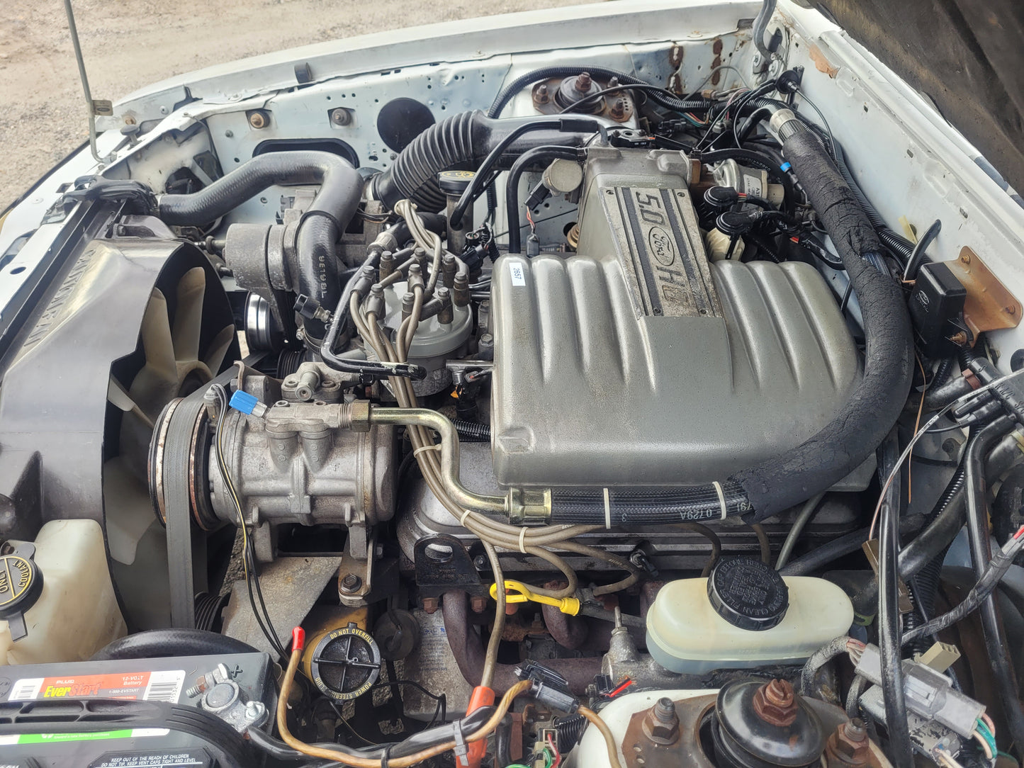 Stock 2657. 1987 Ford Mustang Mclaren Convertible 5.0L Engine T5 Manual Trans 95k Miles - The Parts Farm