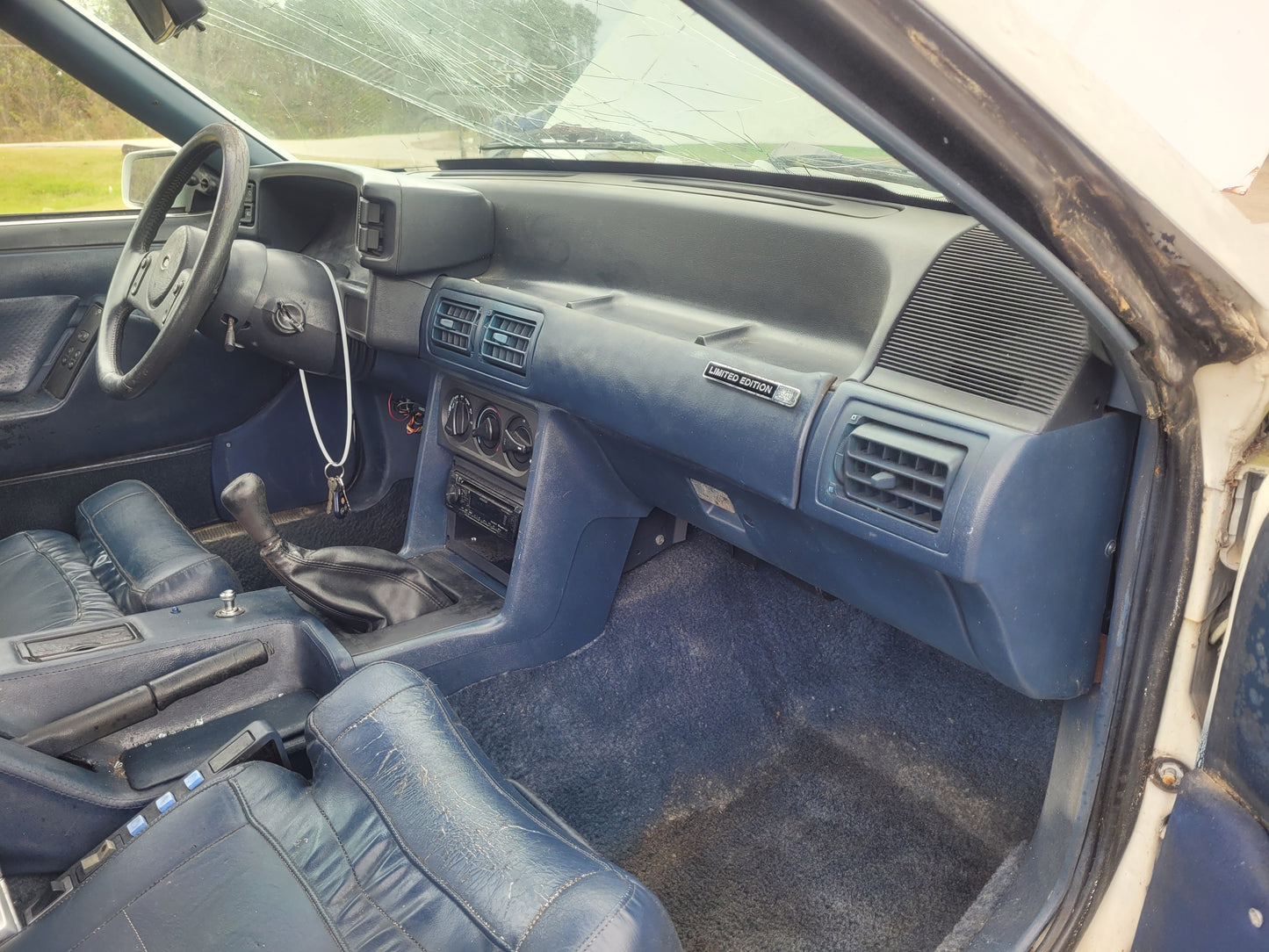 Stock 2657. 1987 Ford Mustang Mclaren Convertible 5.0L Engine T5 Manual Trans 95k Miles - The Parts Farm