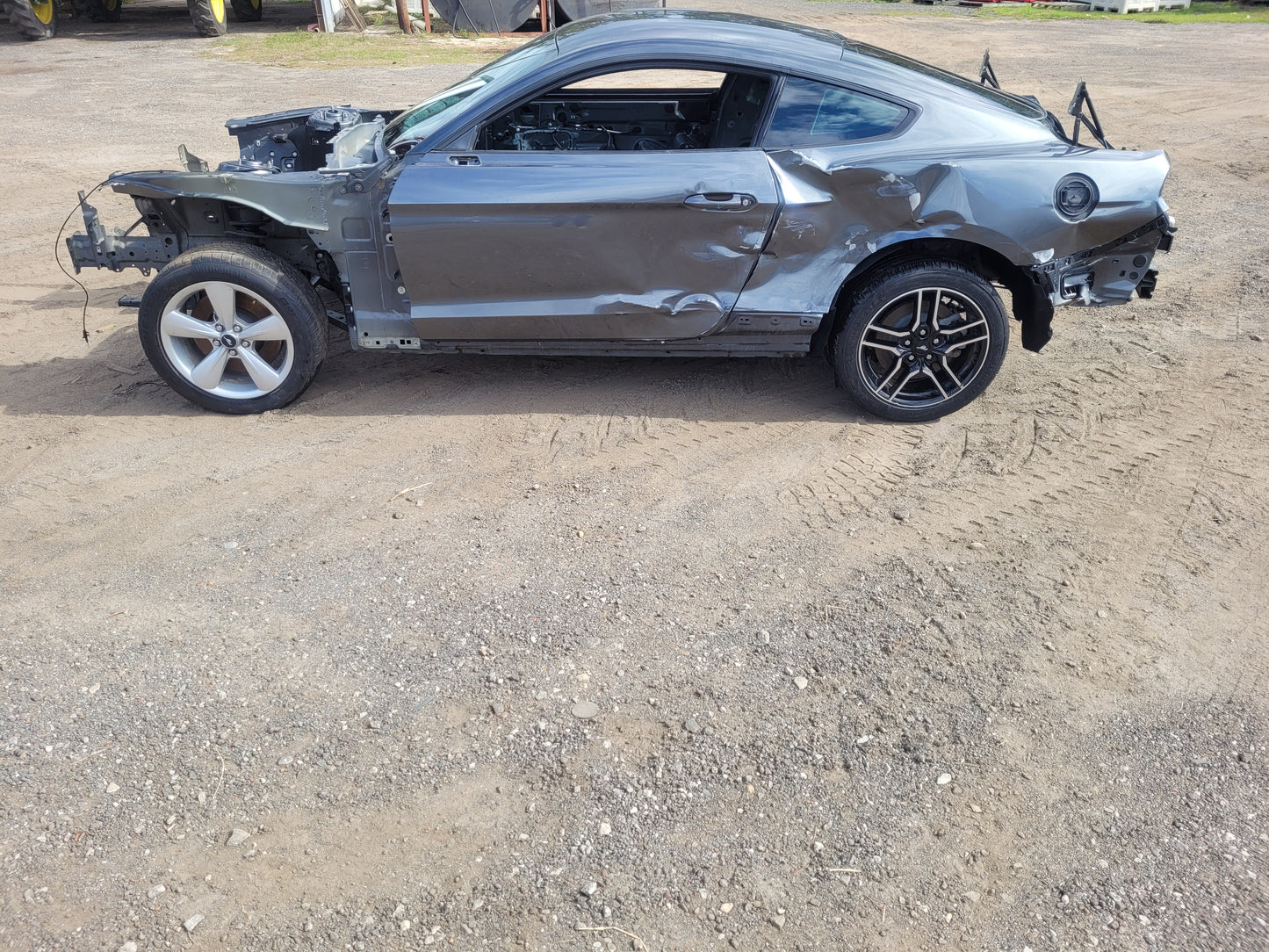 Stock 2652. 2017 Ford Mustang EcoBoost Roller Frame Coupe Clean Title Shell Paint J7 57k - The Parts Farm