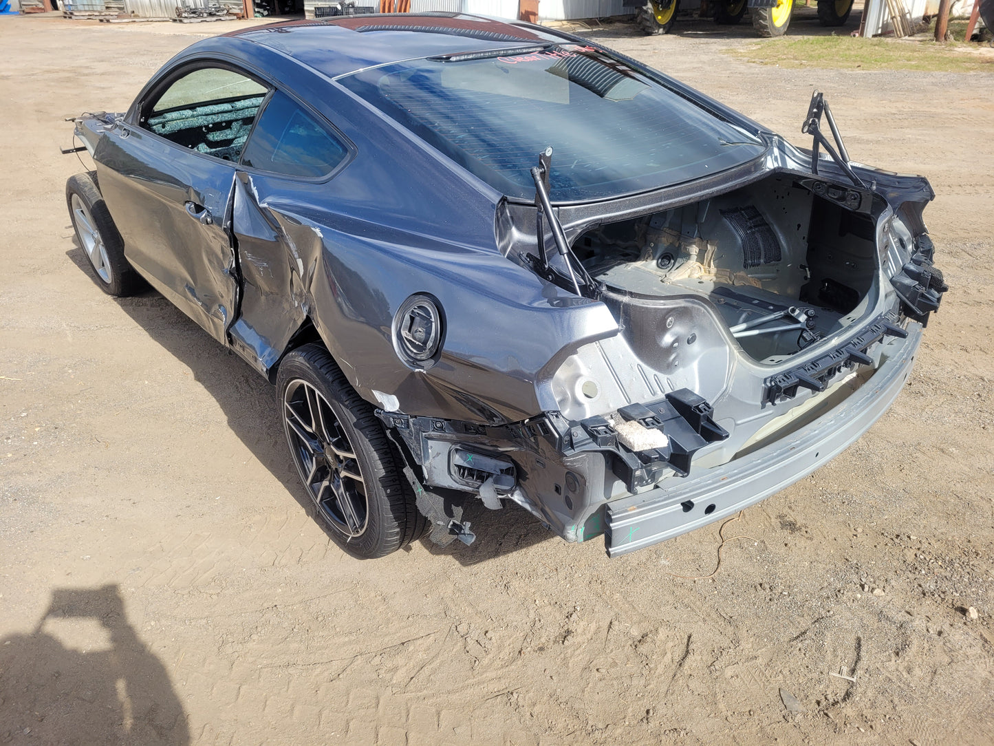Stock 2652. 2017 Ford Mustang EcoBoost Roller Frame Coupe Clean Title Shell Paint J7 57k - The Parts Farm
