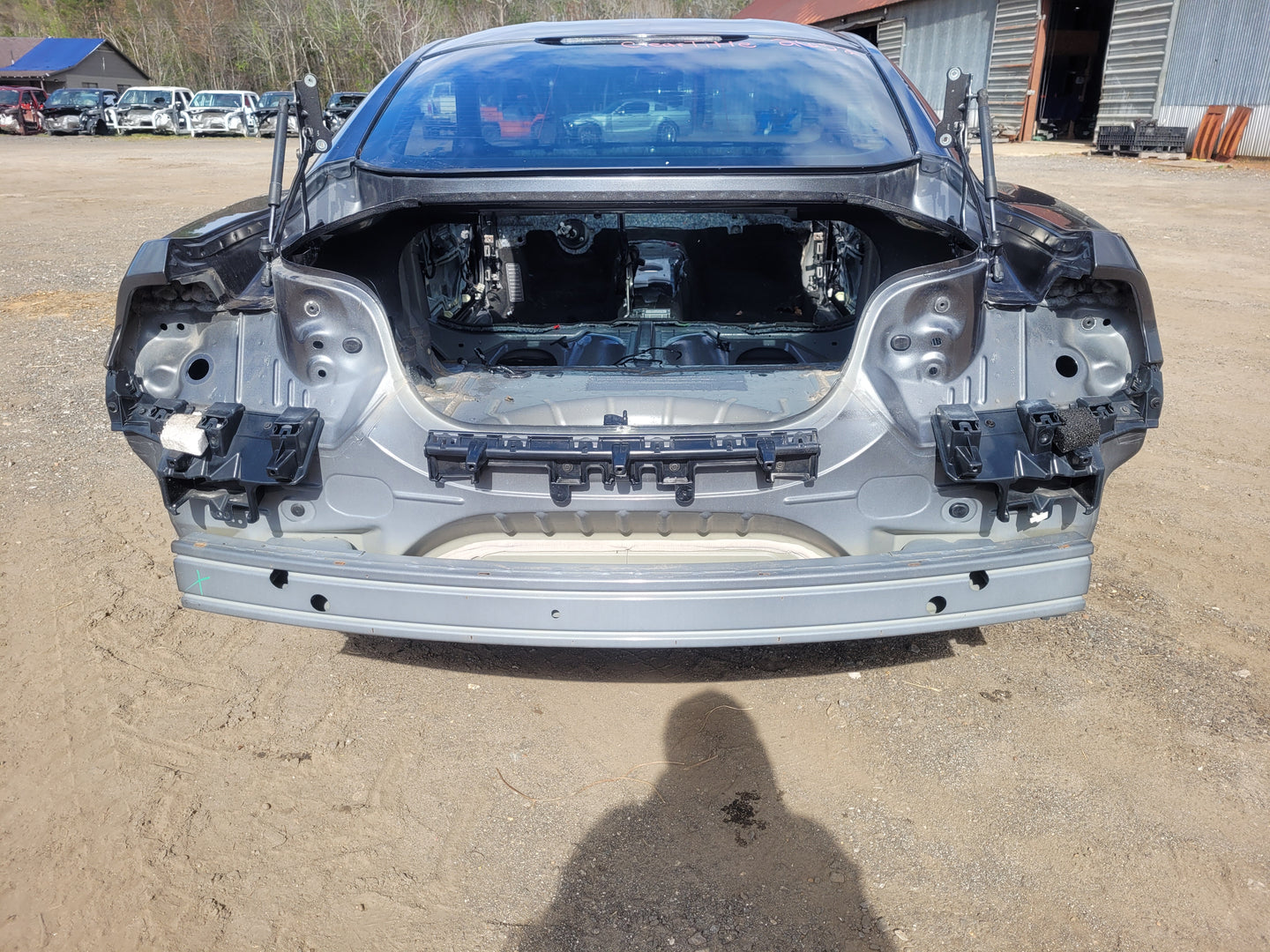 Stock 2652. 2017 Ford Mustang EcoBoost Roller Frame Coupe Clean Title Shell Paint J7 57k - The Parts Farm