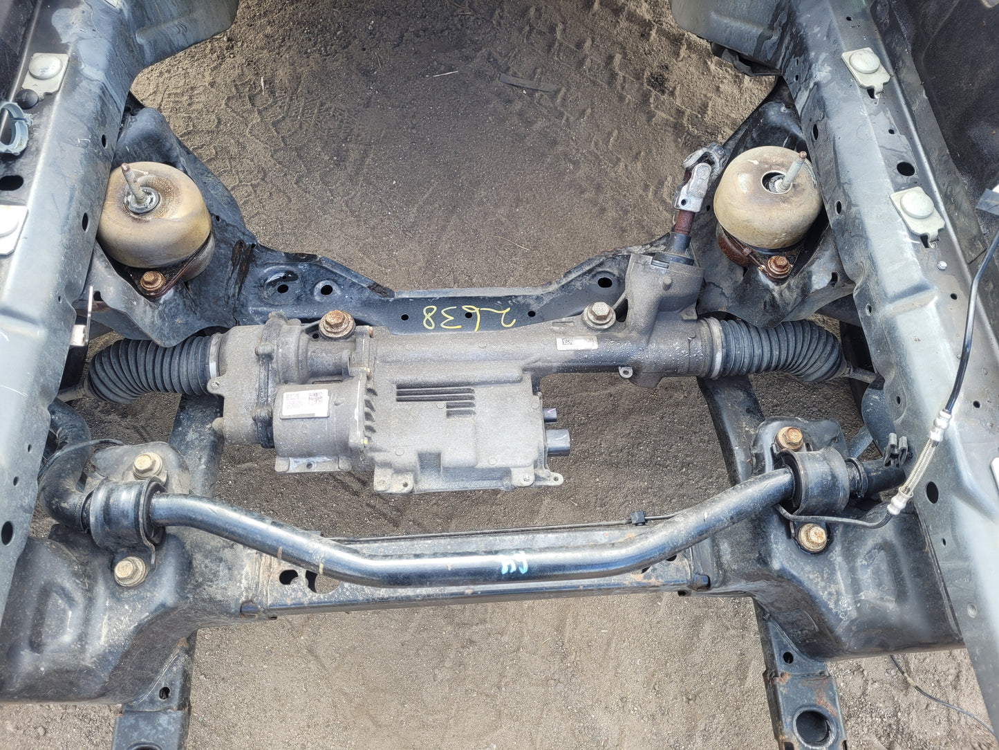 Stock 2652. 2017 Ford Mustang EcoBoost Roller Frame Coupe Clean Title Shell Paint J7 57k - The Parts Farm