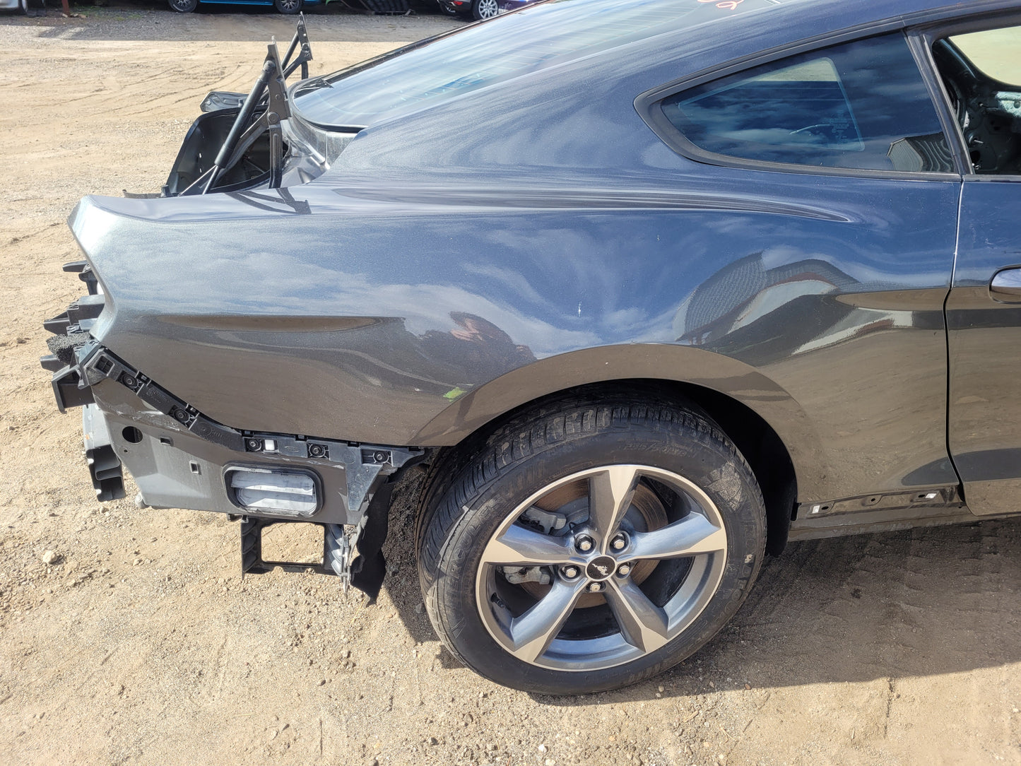 Stock 2652. 2017 Ford Mustang EcoBoost Roller Frame Coupe Clean Title Shell Paint J7 57k - The Parts Farm