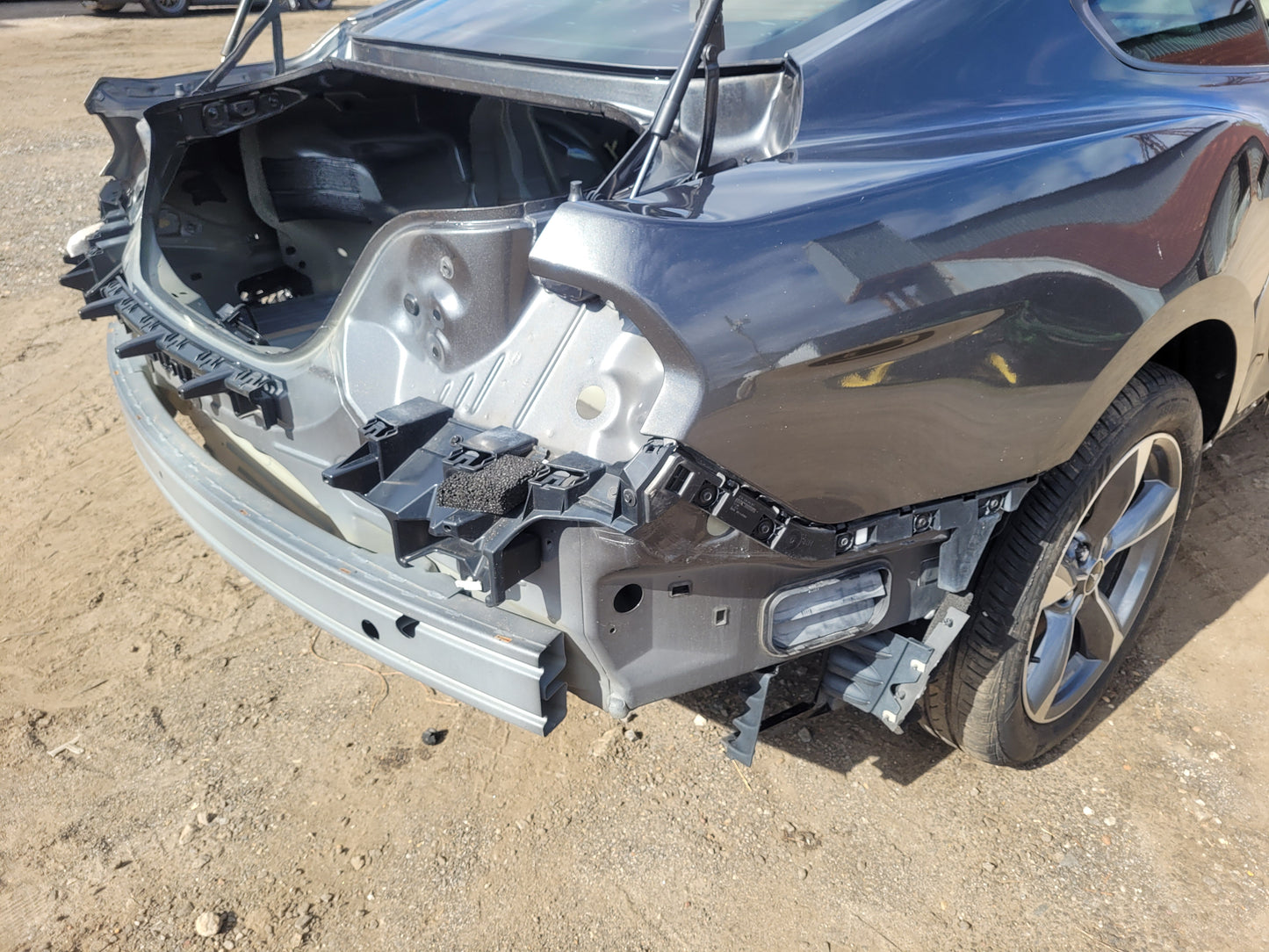 Stock 2652. 2017 Ford Mustang EcoBoost Roller Frame Coupe Clean Title Shell Paint J7 57k - The Parts Farm