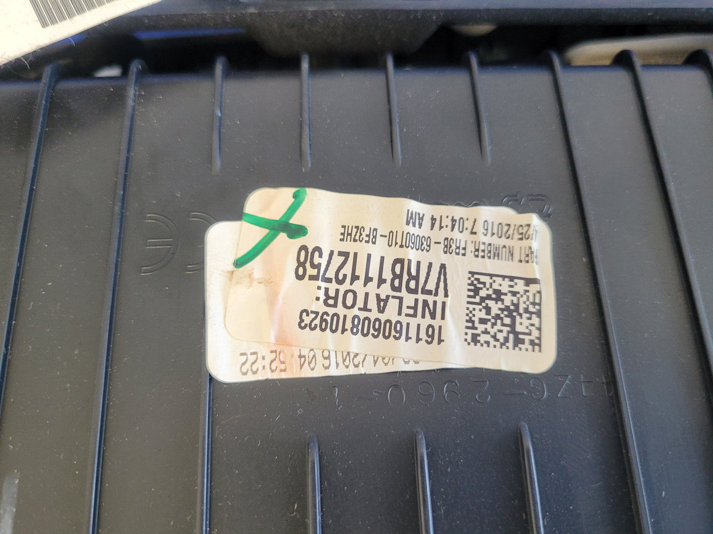 2015-2017 Ford Mustang GT Coupe Passenger Dash Lower Knee Air Bag 2643 - The Parts Farm