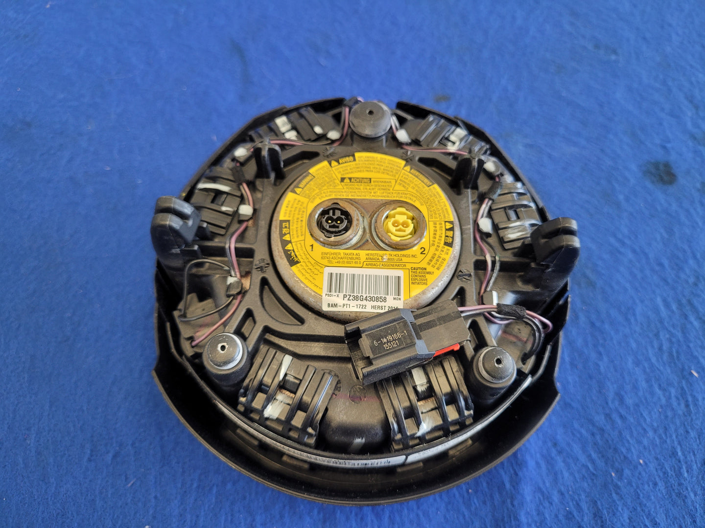 2015-2017 Ford Mustang GT Coupe Driver Steering Wheel Air Bag Dash Left 2643 - The Parts Farm