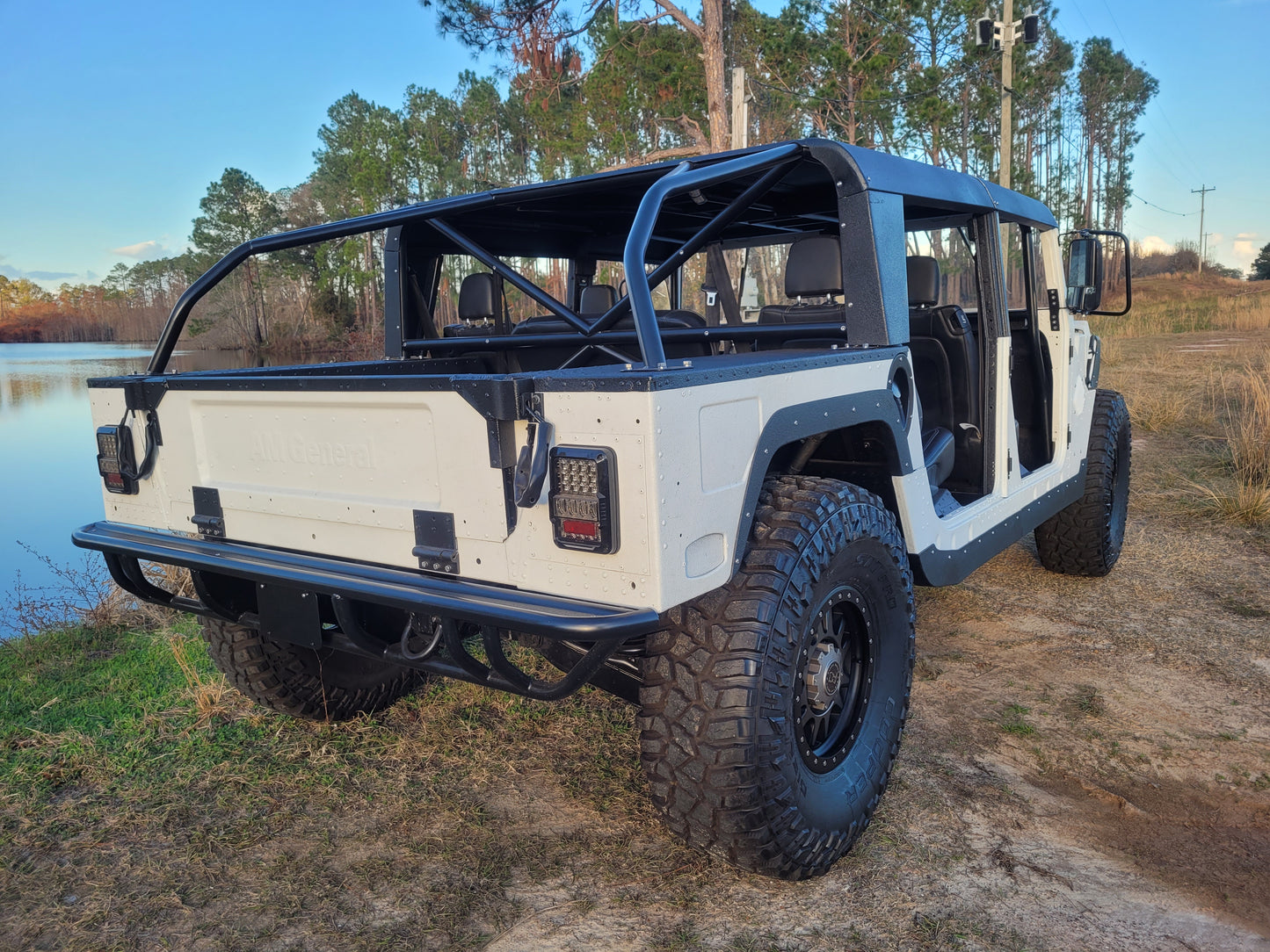 Stock 2664. 1990 AM General Humvee H1 6.2L V8 Gas Engine 6L80 A/T Custom Build Road Ready - The Parts Farm