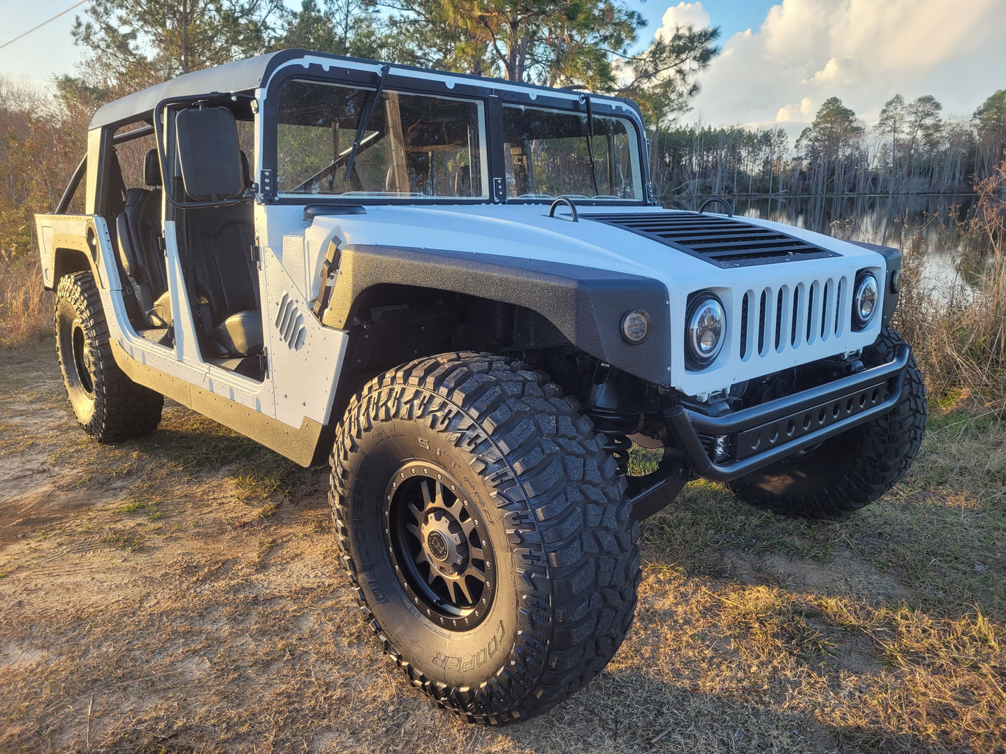 Stock 2664. 1990 AM General Humvee H1 6.2L V8 Gas Engine 6L80 A/T Custom Build Road Ready - The Parts Farm