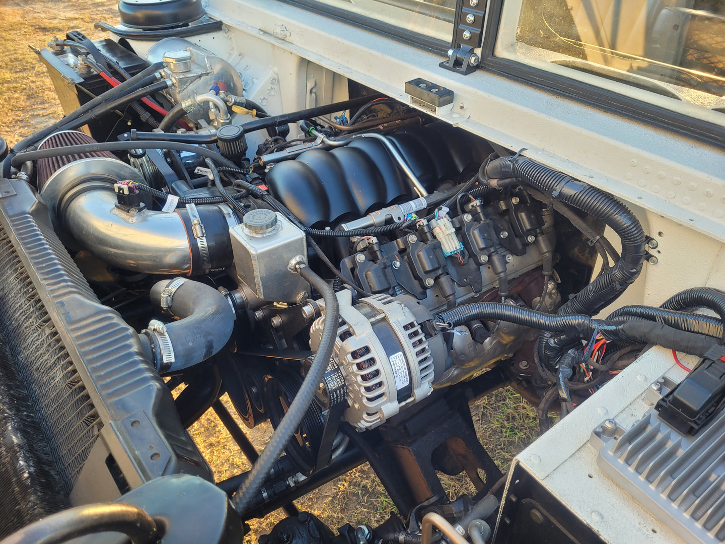 Stock 2664. 1990 AM General Humvee H1 6.2L V8 Gas Engine 6L80 A/T Custom Build Road Ready - The Parts Farm