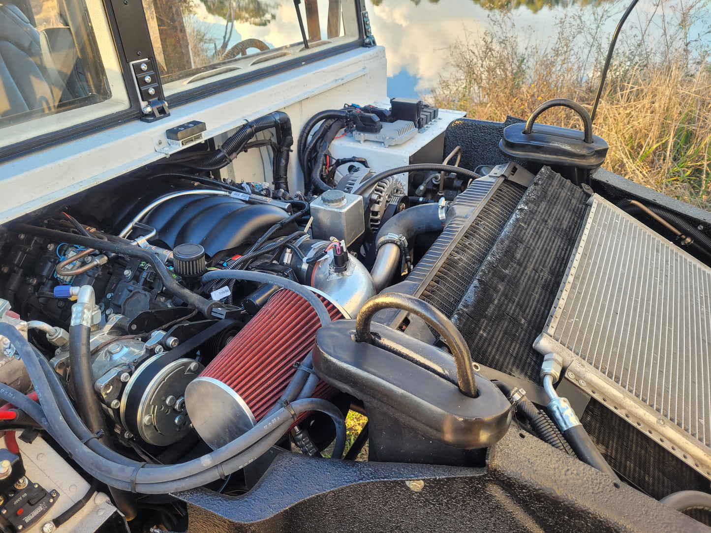 Stock 2664. 1990 AM General Humvee H1 6.2L V8 Gas Engine 6L80 A/T Custom Build Road Ready - The Parts Farm