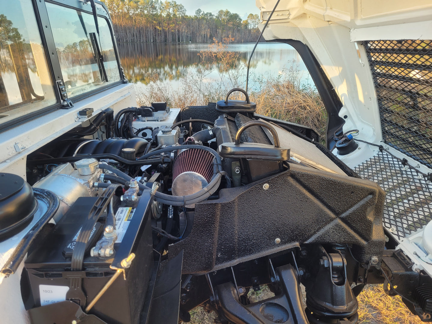 Stock 2664. 1990 AM General Humvee H1 6.2L V8 Gas Engine 6L80 A/T Custom Build Road Ready - The Parts Farm