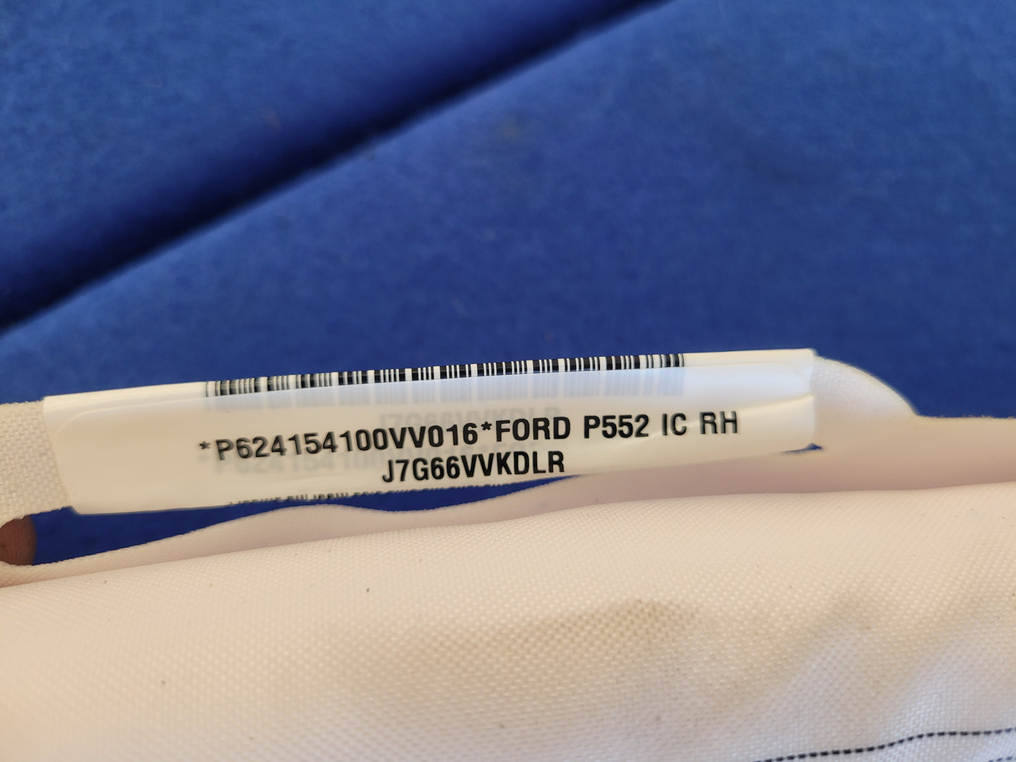 2015-2017 Ford F150 Pickup Truck Passenger Right Air Bag Roof Curtain Crew Cab 2663 - The Parts Farm